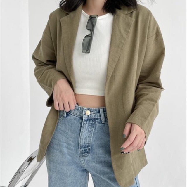 [CLEARANCE SALE] Phï Blazer // Women Casual Outer Blazer // Outer Kerja Santai Wanita