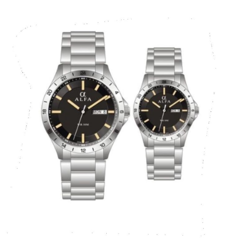 Jam Tangan Couple Alfa 99021M