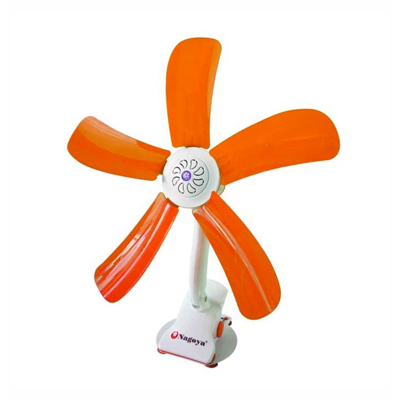 Mini Fan NG-590J Kipas Angin 5 Baling Baling Jepit 15W - random colour