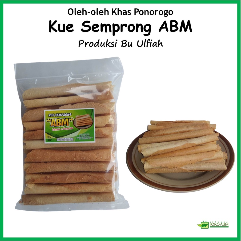 

Kue Semprong Gapit Gulung ABM Jajanan Oleh-Oleh Khas Ponorogo Produksi Bu Ulfiah