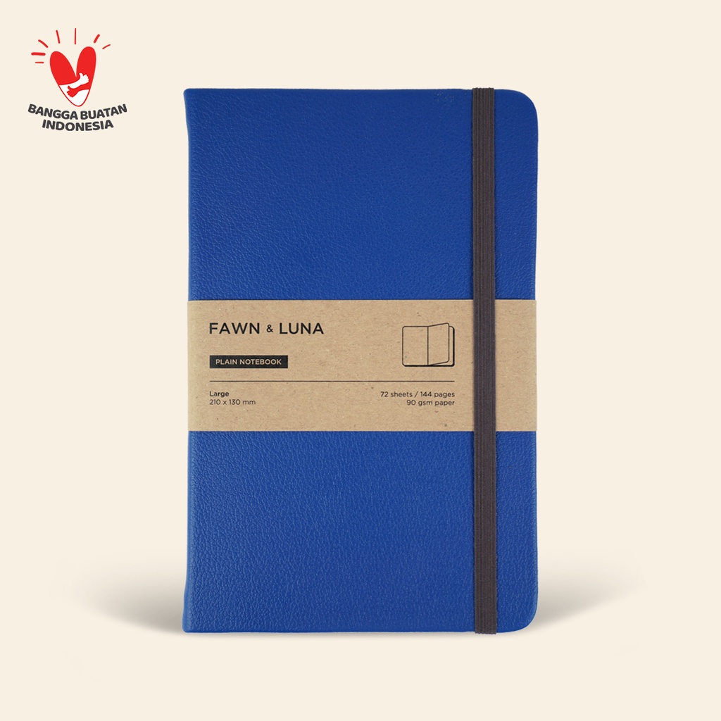 

Fawn & Luna - ROYAL BLUE - Notebook Large A5 - Buku Jurnal/Agenda/Diary/Catatan