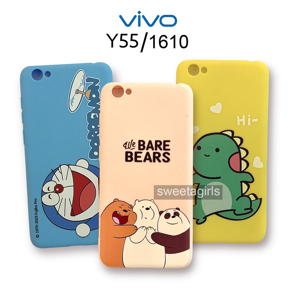 Casing Silikon Lucu untuk Vivo Y55 / Y55s ( Sama Ukuran ) - Casing peach Case Gemoy - Bisa Bayar ditempat - sweetacase.id - Case Cubit Lucu - Karakter - Head Karakter Softcase - Case Gemoy - Kesing - Aesthetic - Boneka 3D