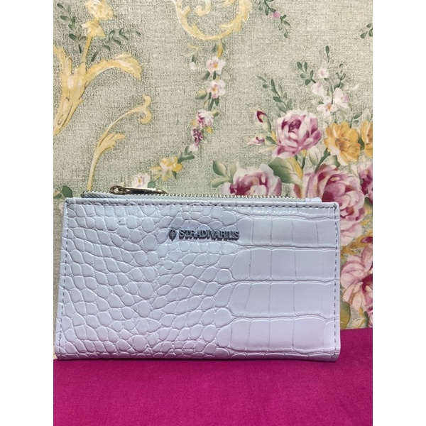 preloved dompet stradivarius croco