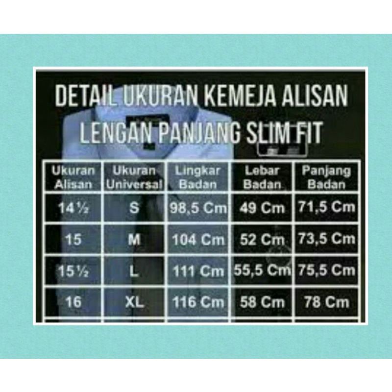 Alisan Slimfit Hitam Polos panjang Kemeja Formal Hitam Polos Pria Ukuran S M L XL