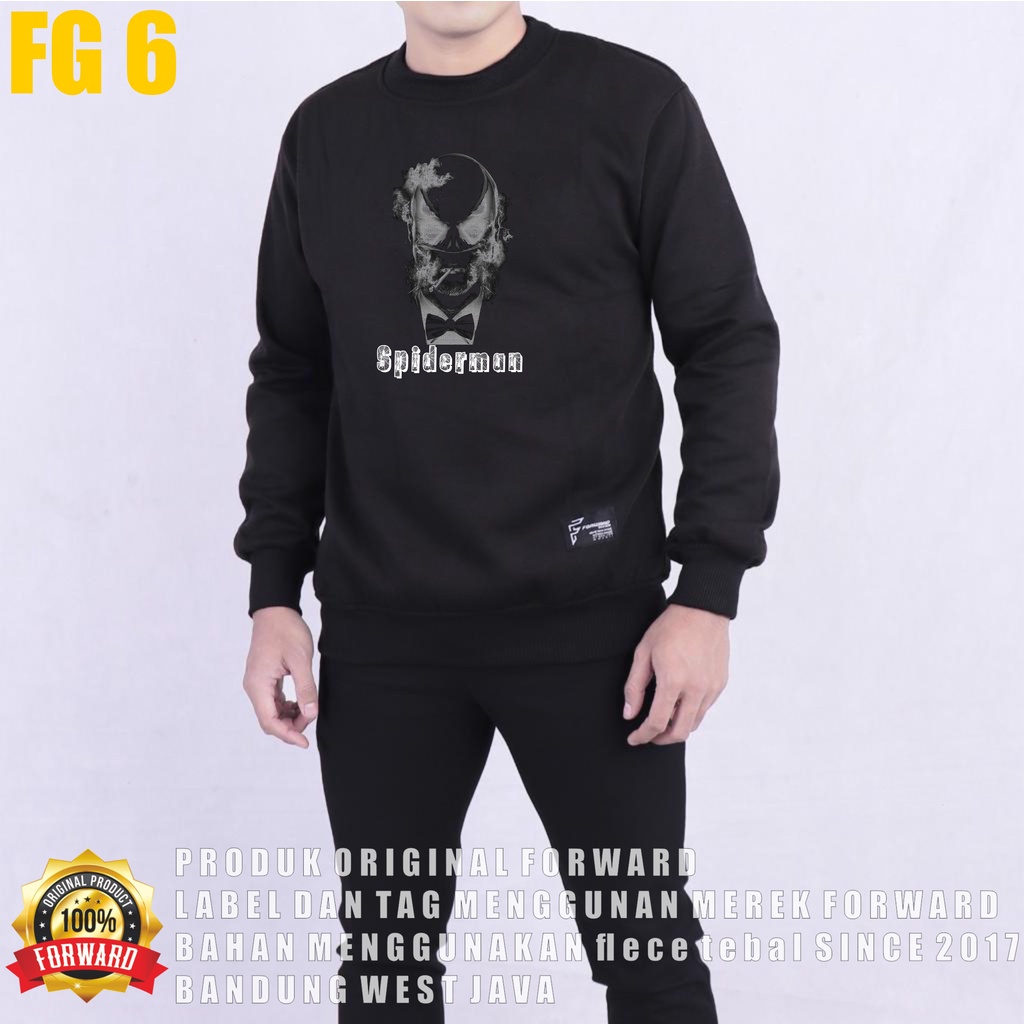 FORWARDSYSTEM Sweater Sweatshirt Crewneck Jumper Unisex Soft Fleece Size M L XL FG6