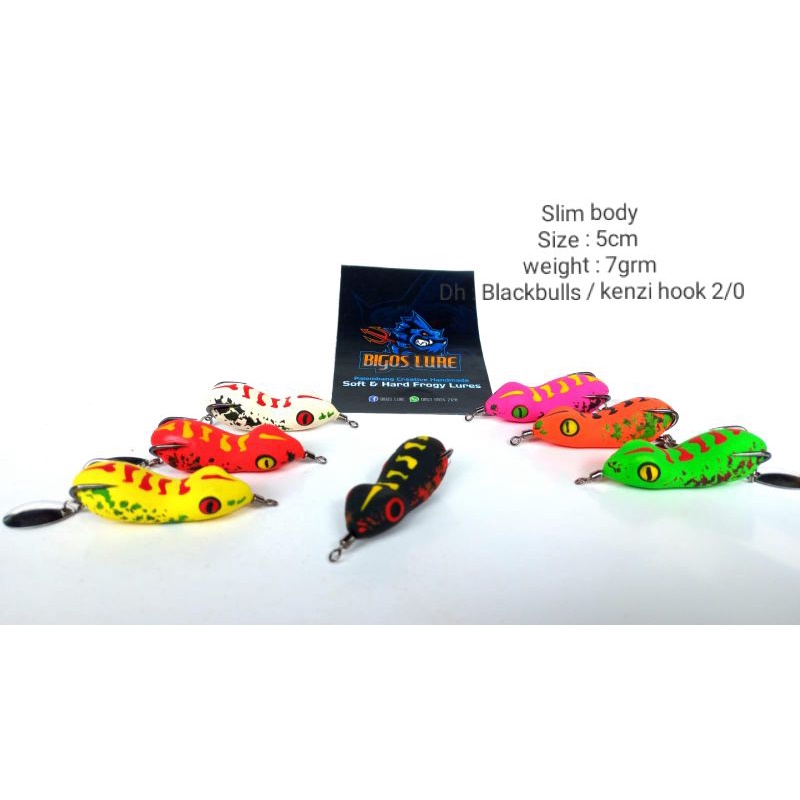 soft frog bigos lure 5cm KENZI | BLACKBULL