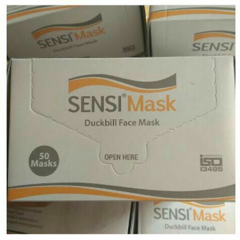 MASKER SENSI DUCKBILL I 1box 50pcs