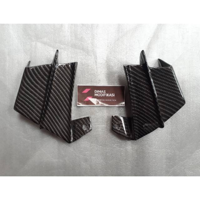 Aero Winglet GSX R150 Model Ducati Panigale V4 Motif Carbon Winglet GSX R150 Sayap GSX R150