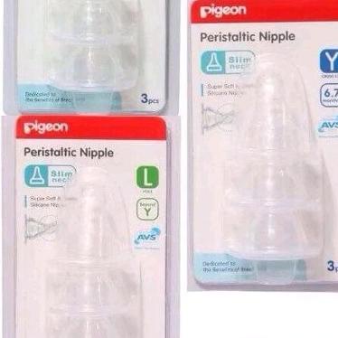 Pigeon Peristaltic Nipple Standard Neck isi 3 Nipple