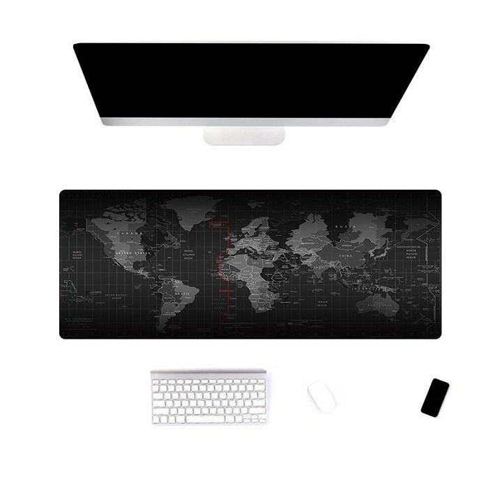 Extra Large MAP RGB Gaming Mouse Pad for Gamer with LED Lightning Mode Size 800 x 300 x 4mm