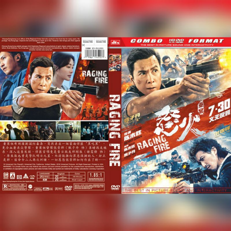 Kaset Film Donnie Yen Terbaru  RAGING FIRE - 2021