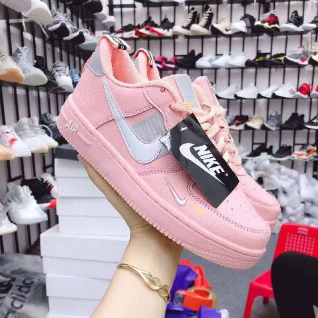 Jual NIKE AIR FORCE ONE UTILITY PINK 