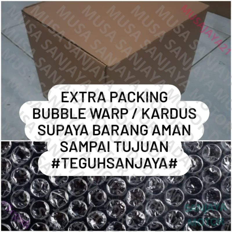 

(100% KUALITAS ) TAMBAHAN PACKING BUBBLE WRAP / KARDUS UNTUK BARANG MUDAH BOCOR / PECAH Bagus Gan
