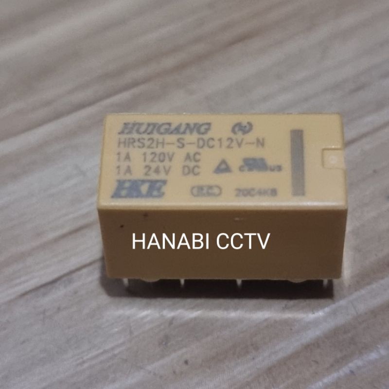 Relay HKE 8pin 8p 12Volt 1a 2a  4078 ORIGINAL
