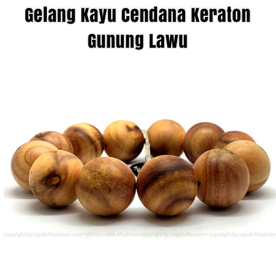 [Bayar di Tempat] Gelang Kayu Cendana Asli Wangi Original