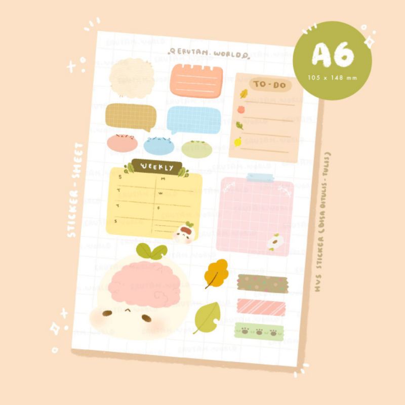 

Bujo Memo Sticker | erutan.world