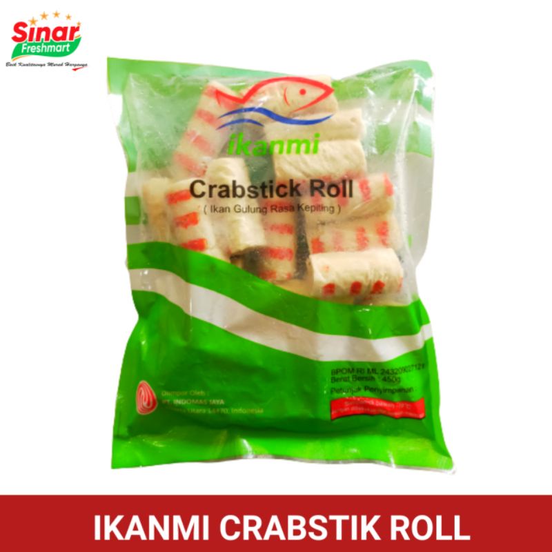 

[SINAR.FRESHMART] IKANMI CRAB STICK ROLL / KEPITING IKAN ROLL [450gr]