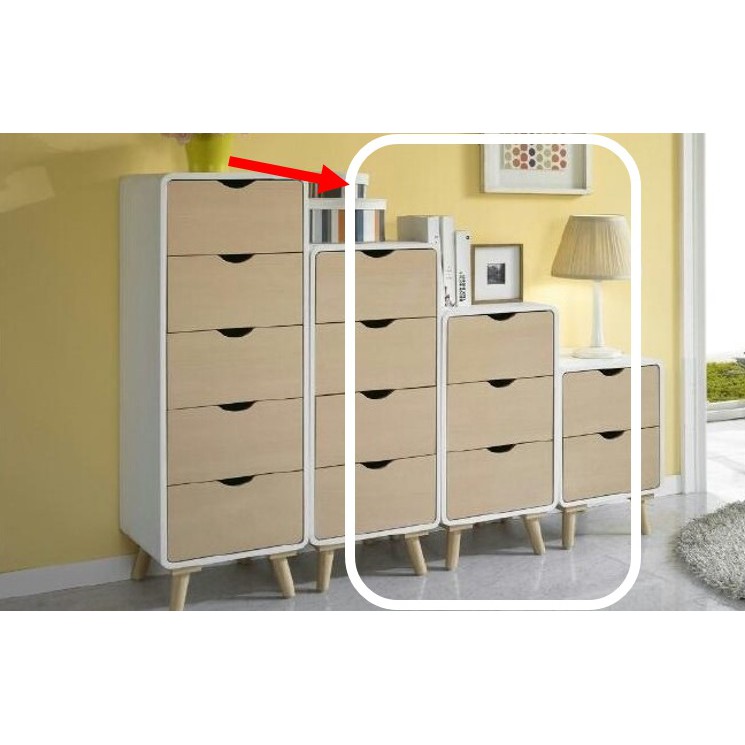  Lemari  3  Laci  Davinchi 3  Drawer Shopee Indonesia