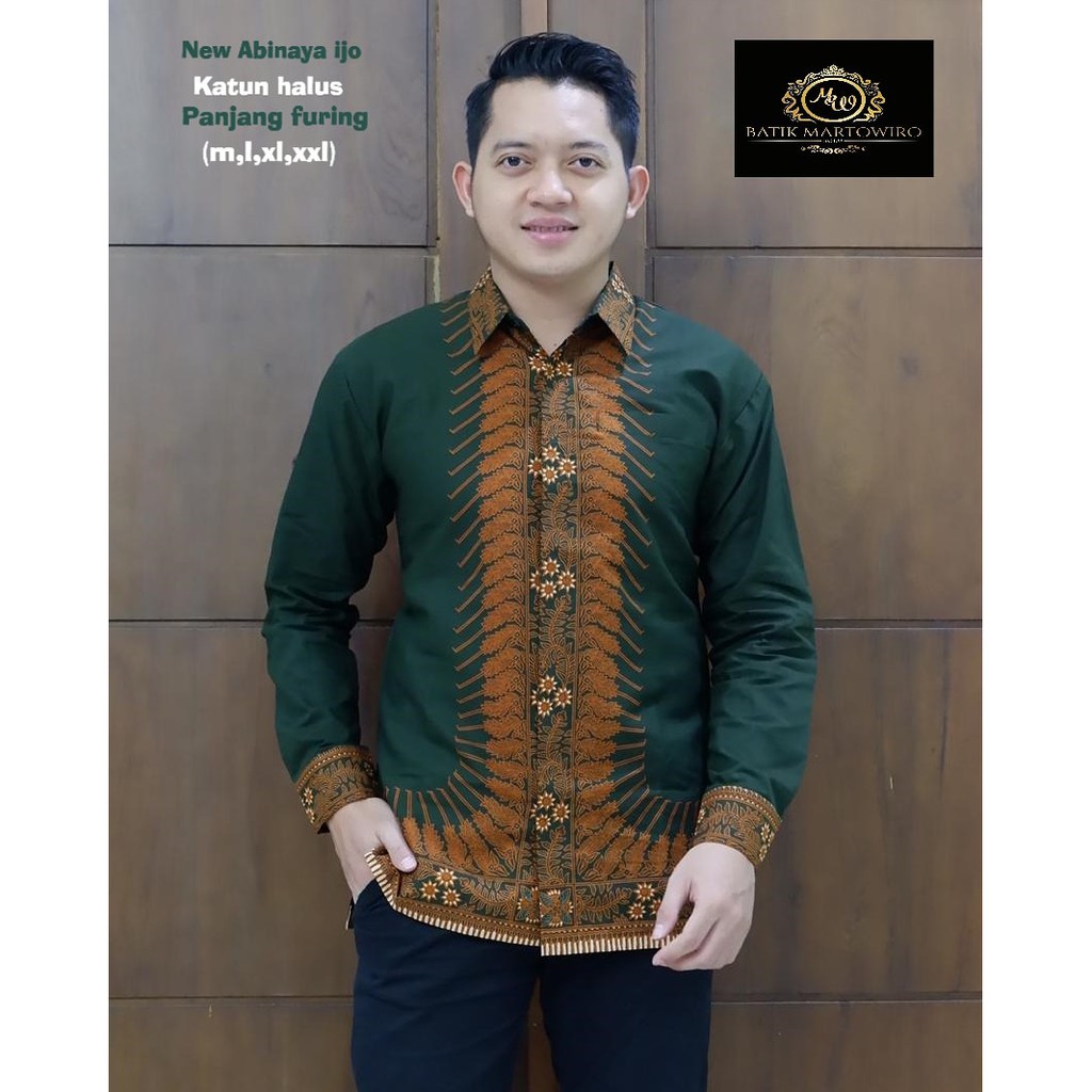 NEW ABINAYA IJO MARTOWIRO KEMEJA BATIK PRIA LENGAN PANJANG PENDEK LAPIS FURING ATASAN BATIK PRIA MODERN LEWONG NAVY SRI LANJAR PITOJIWOMOYO KRESNO AJI GEMBIROLOKO AJOTOSATRU ABANG ARKA ASOTOMO GANTARI MARON LEMBAYUNG IRENG JOGLO UNGU  KANGEN KAMULYAN IJO