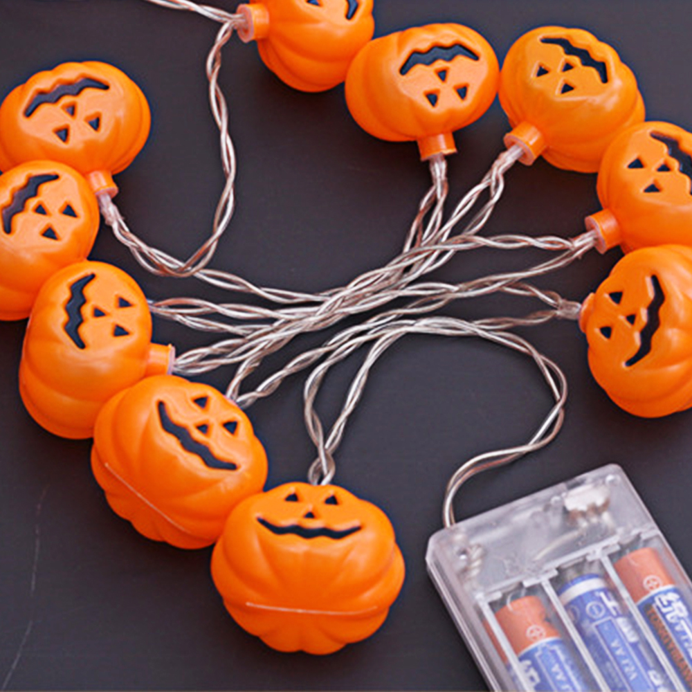 (Recommend) Lampu String Bentuk Labu Halloween Untuk Dekorasi Pesta