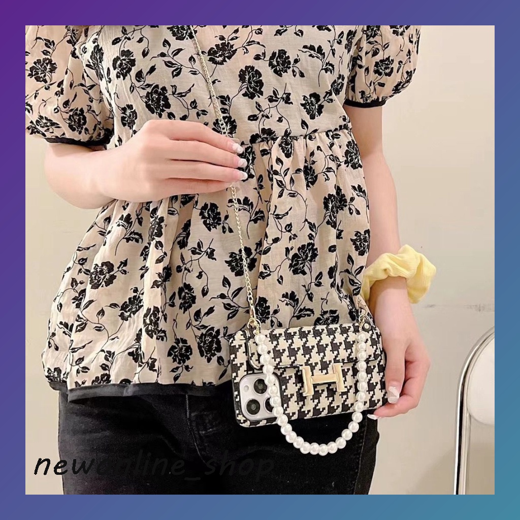 Casing Case Tas Tali Panjang rantai FH92 For Iphone 11 Pro Max 12 13 14 14+ 14 Plus