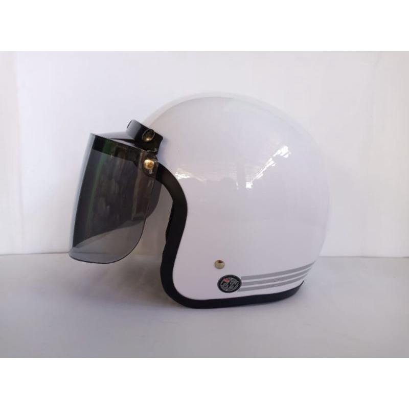 Helm Bogo Classic Dewasa Kaca Datar SNI