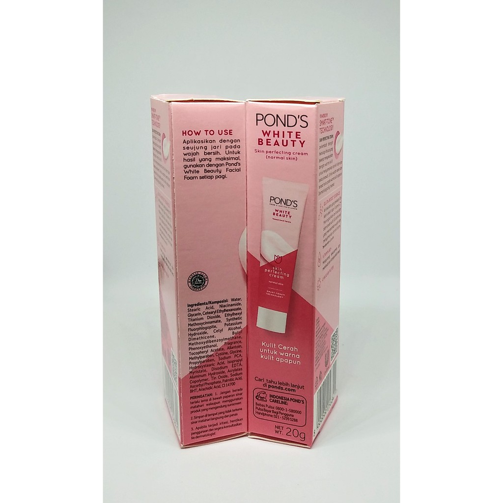 POND'S WHITE BEAUTY SKIN PERFECTING CREAM NORMAL SKIN - 20GR (KECIL)