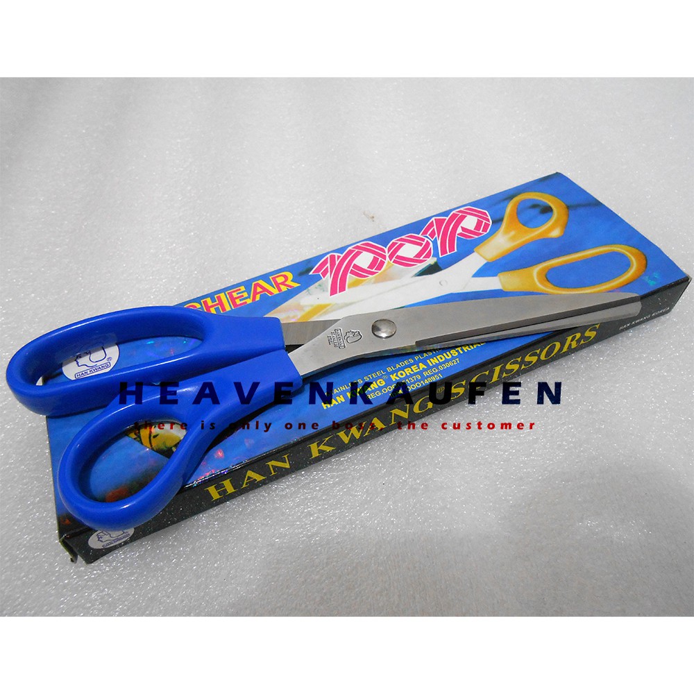 Gunting Stainless Steel Handle Plastik Ringan Nyaman Tajam