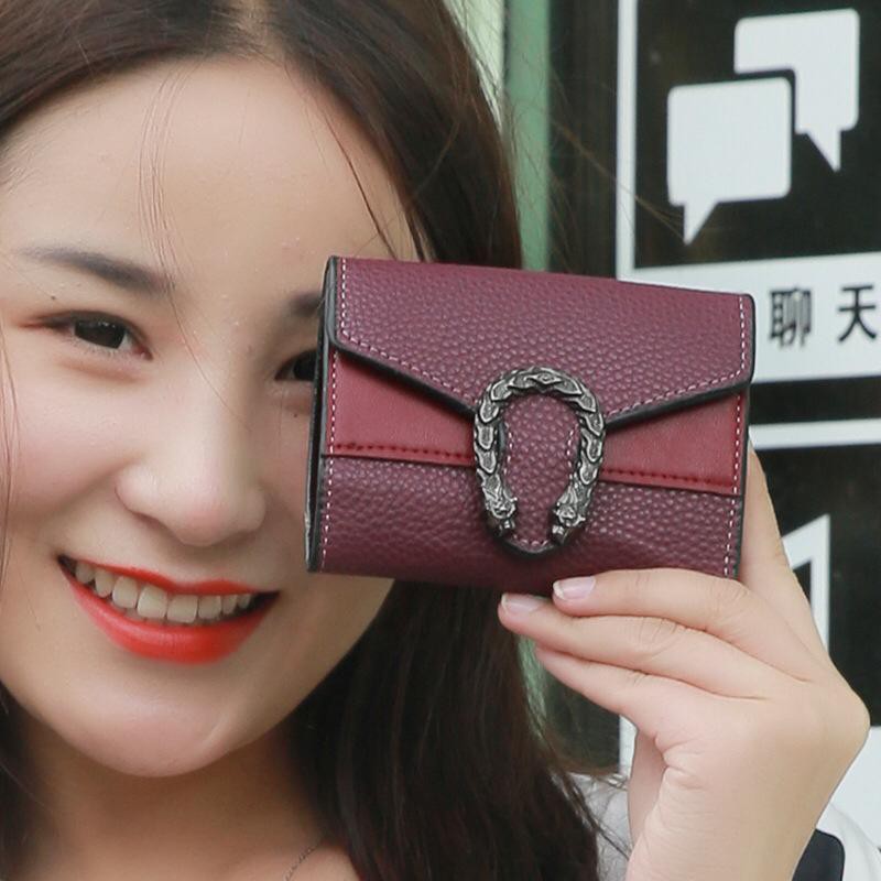 DS DP02 DOMPET FASHION IMPORT WANITA MODEL DOMPET LIPAT DOMPET MURAH BATAM