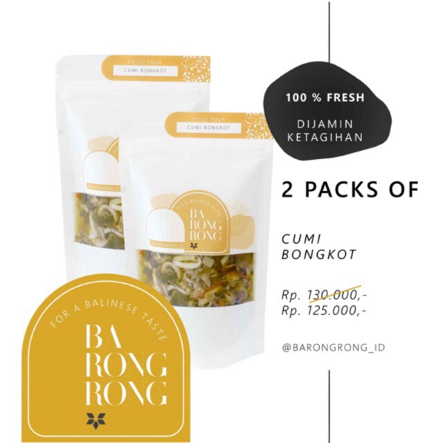 

CUMI BONGKOT // 2 PACKS