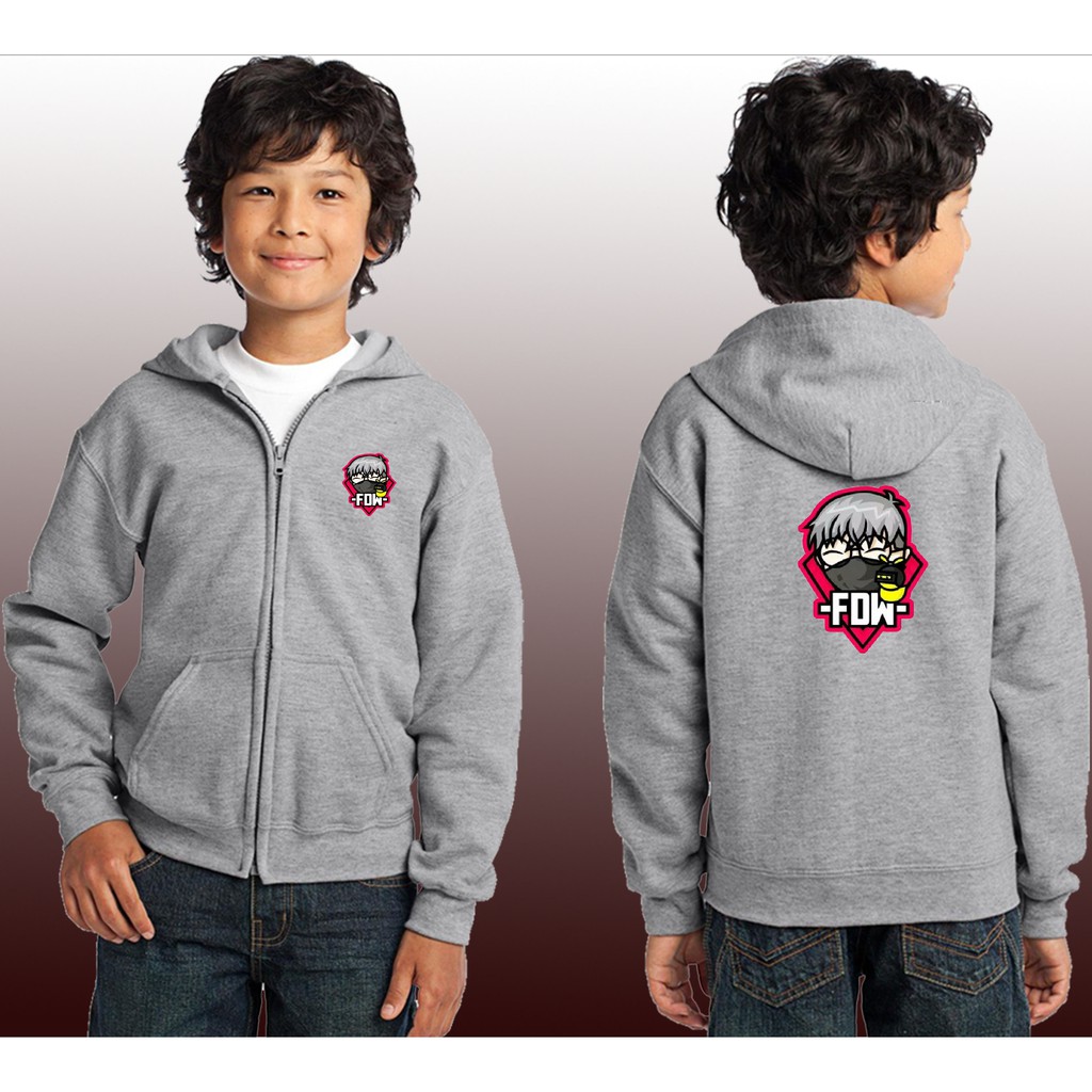 Zipper Hoodie anak FDW