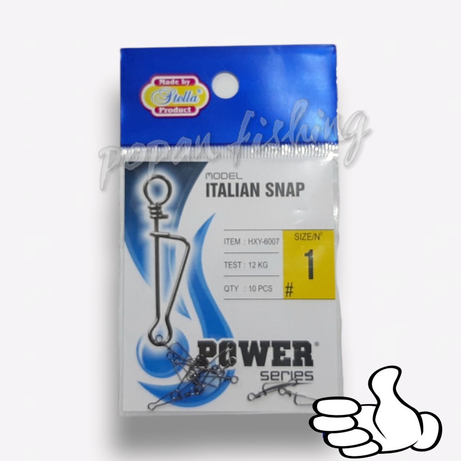 Italian Snap Stella Peniti Pelampung Pancing