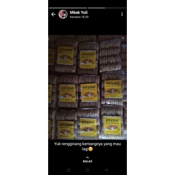 

Rangginang Kentang Jenk Irpah