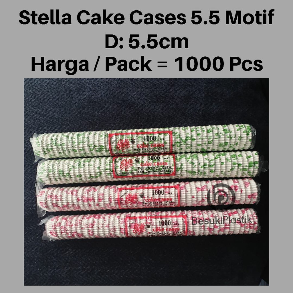 

Stella Cake Case 5.5 Warna / Kertas Bolu 5.5 / Cake Case 5.5 Warna / Kertas Nastar / Kertas Kue