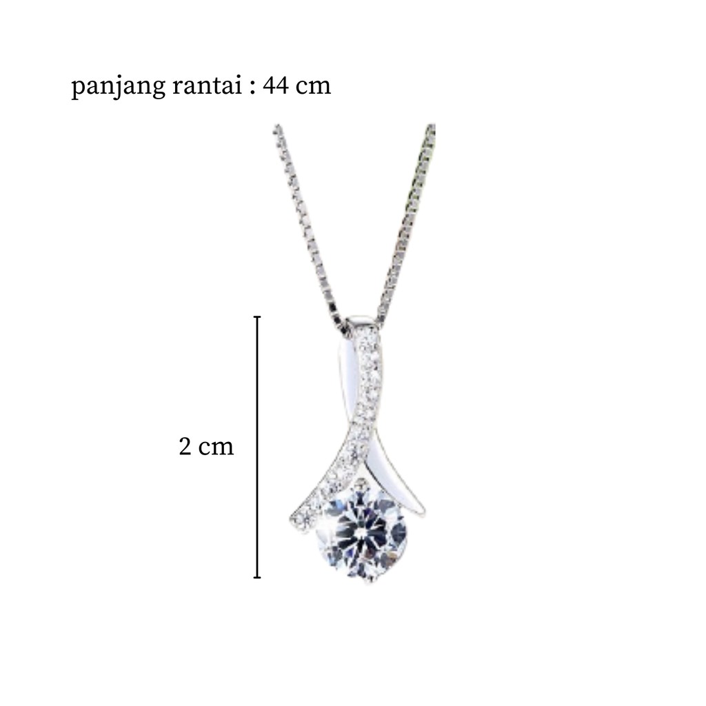 Basic Necklace / Kalung Titanium / Kalung Wanita / Kalung Anti Karat