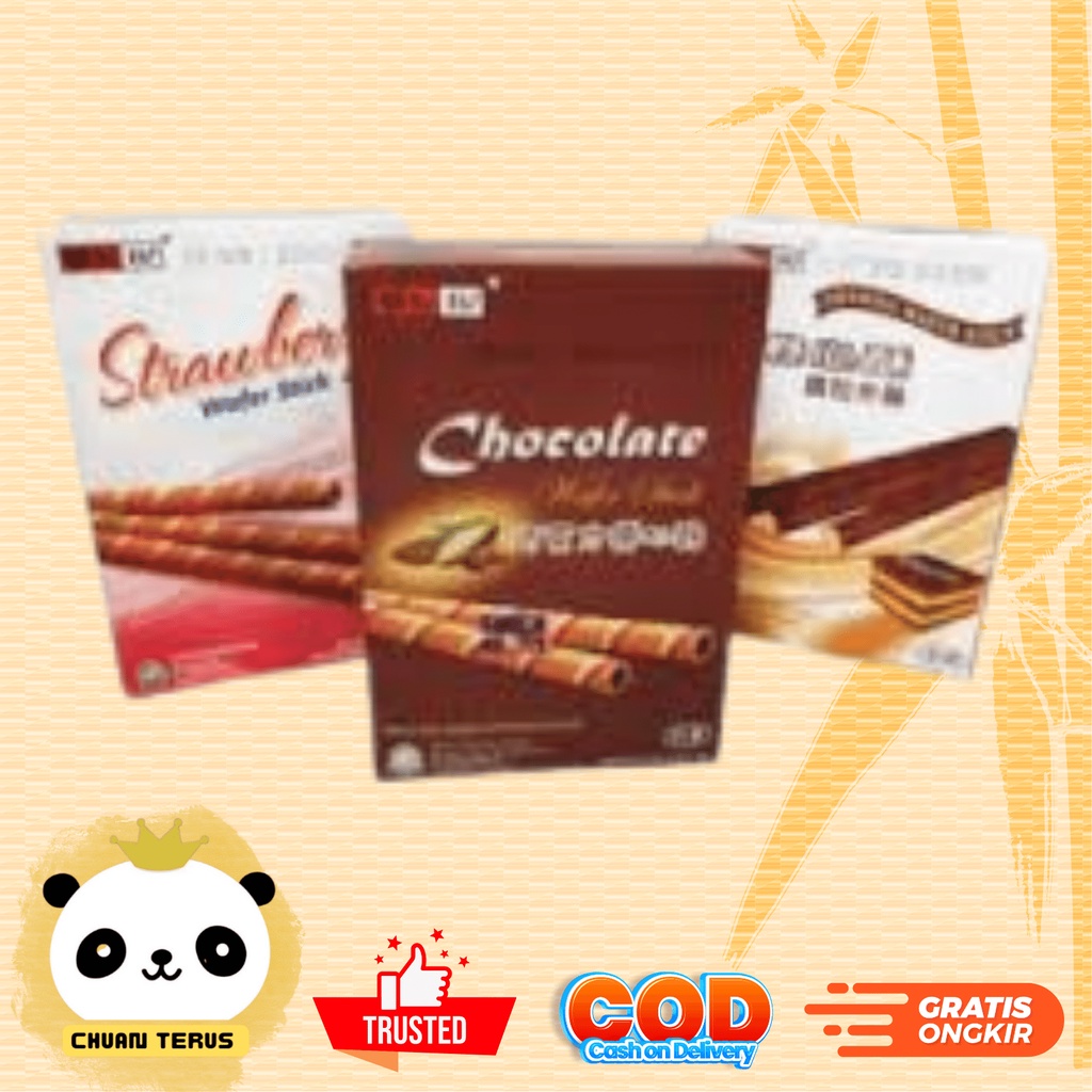 BISKITOP - WILLIE WAFER STICK 40g Biskuit Kue Kering Anak Dewasa Enak Renyah Biscuit Rasa Coklat