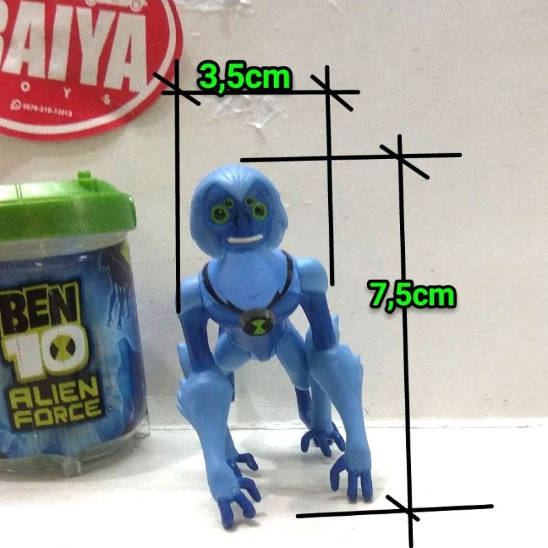 BEN 10 SPIDERMONKEY ACTION FIGURE BEN10 ALIEN FORCE ORI bukan omnitrix