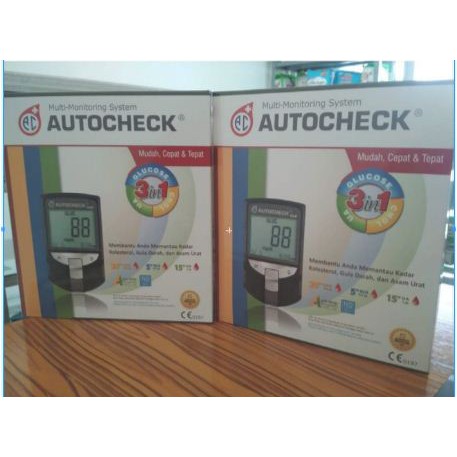 Alat Autocheck Gcu 3in1 / Gula Darah, Kolesterol, Asam Urat Auto Check