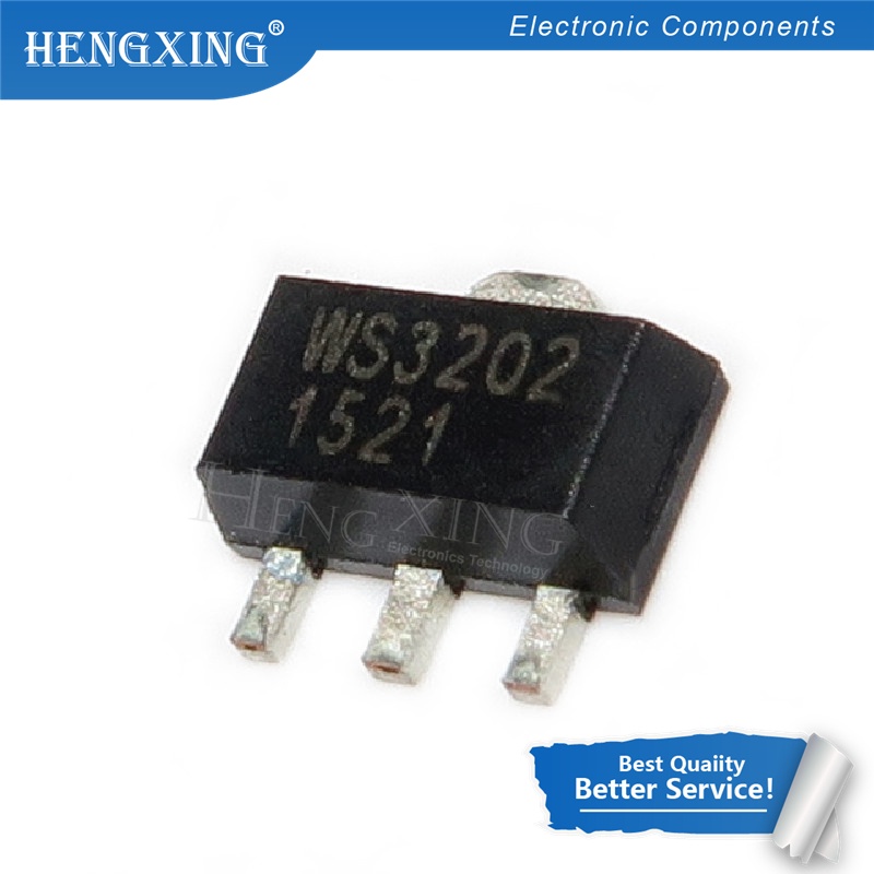 50pcs Ic WS3202K-3 / TR WS3202K-3 WS3202K WS3202 SOT-89