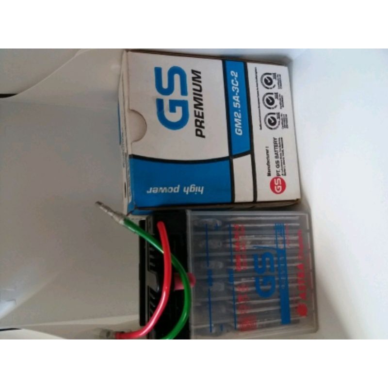 Jual AKI MOTOR ACCU MOTOR GM 2,5-3C-2 GS ASTRA | Shopee Indonesia