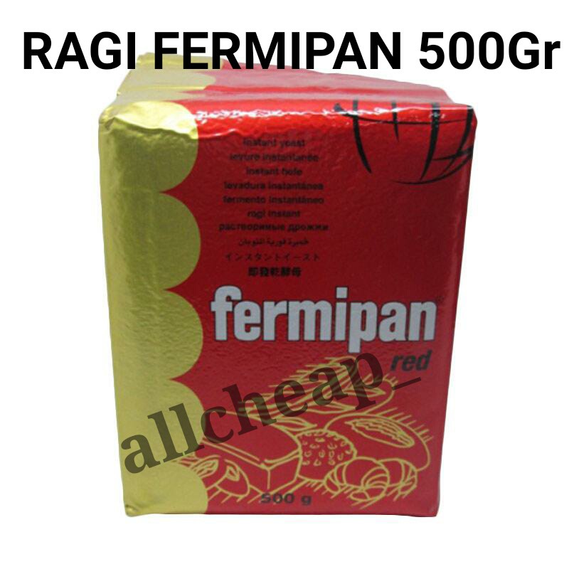 500Gr FERMIPAN BROWN RAGI ISNTANT YEAST KILOAN KEMASAN 1/2KG