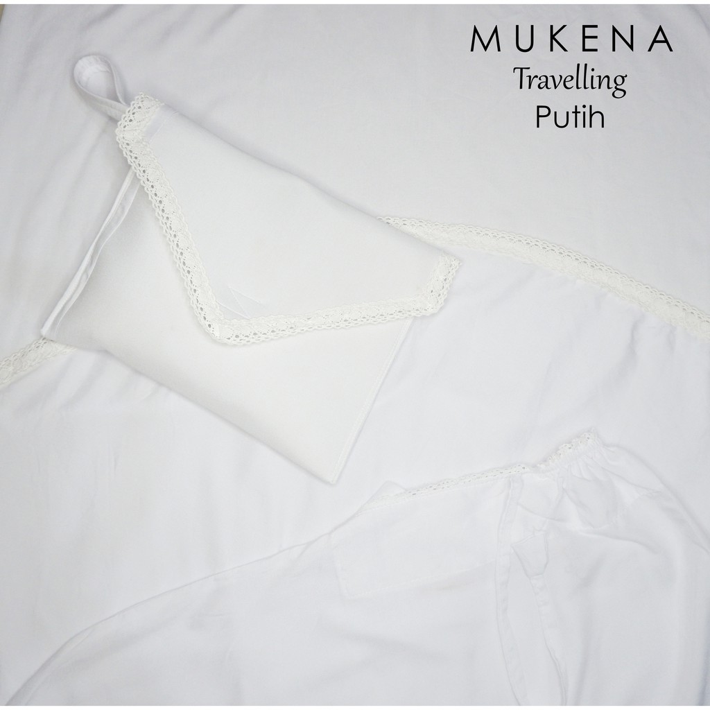 Mukena Dewasa Travelling Rayon Polos