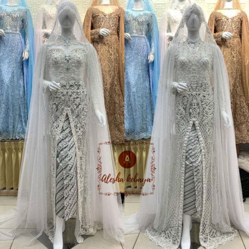 Kebaya pengantin akad || kebaya pengantin full payet