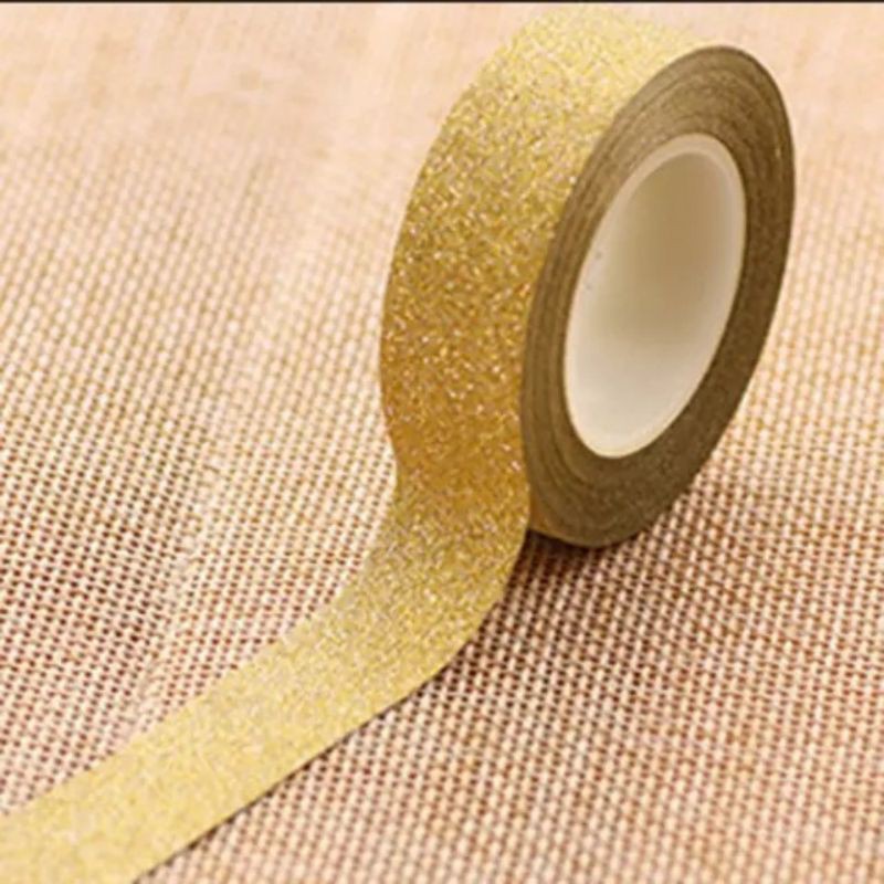 isolasi glitter selotip glitter kilat washi tape glitter solatip