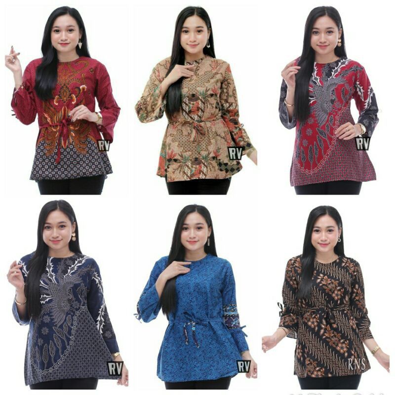 ATASAN BATIK WANITA M L XL XXL