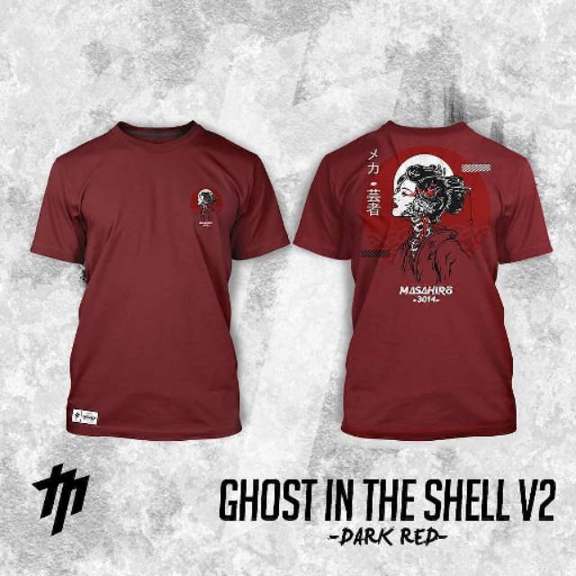 Lmntrix - Mshr - kaos - baju - maroon - baju anime - baju keren - baju pendek - kaos keren