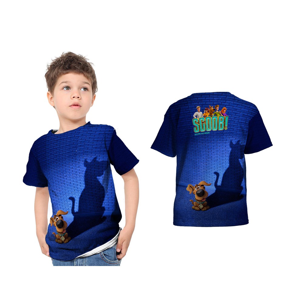 Kaos Anak Kartun ScoobyDoo Tshirt Anak Kartun ScoobyDoo Murah