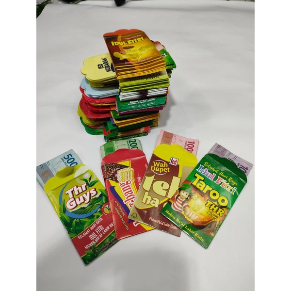 

Amplop lebaran snack isi 50 lembar