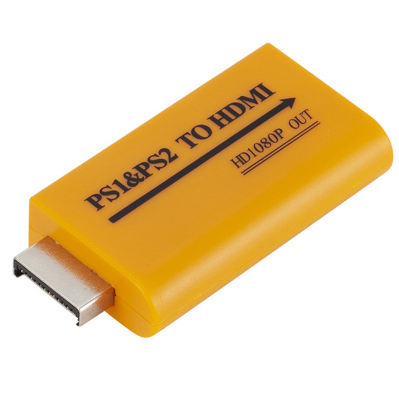 (LUCKID) Adapter Konverter 1080P HD PS1 / PS2 Ke HDMI Audio Video Untuk HDTV