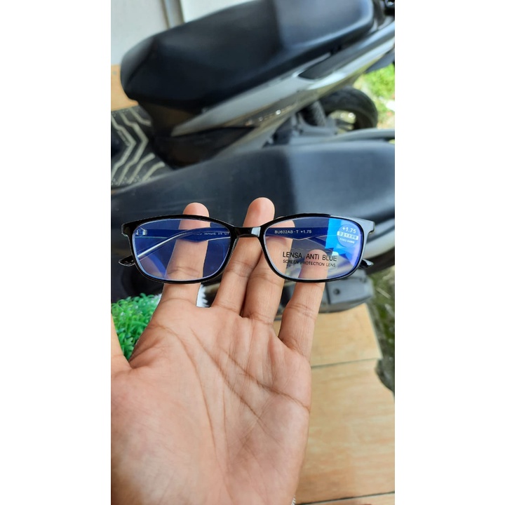 Kacamata Baca Plus Lensa Blueray Anti Radiasi Type BU602.II/Kacamata Baca Frame Lentur Termurah/KACAMATA BACA PRIA/KACAMATA WANITA/KACAMATA RABUN DEKAT/KACAMATA RABUN JAUH